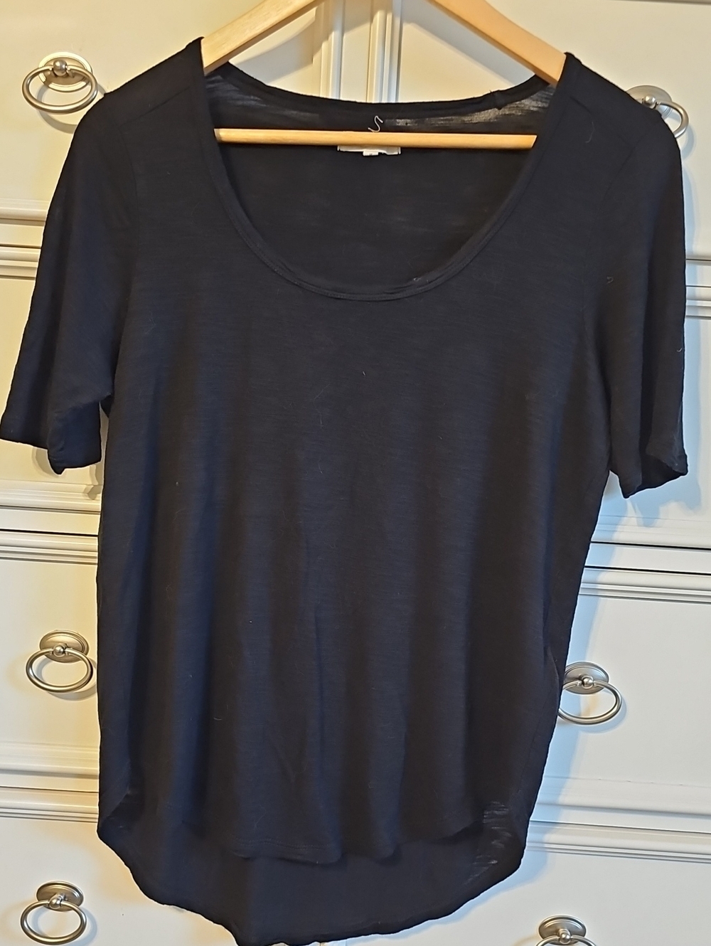 Madewell Classic Women's Black Scoop Neck Tee